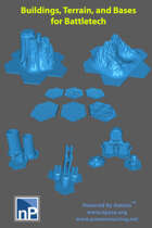 BattleTech Buildings and Bases - pack 3