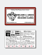 Meldar16 Business Card TTRPG