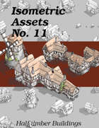 Isometric Assets No. 11, Half-timber Buildings