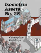 Isometric Assets No. 28, Centerpiece Buildings