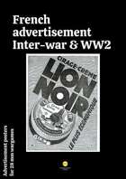 French advertisement - Inter-war and WW2