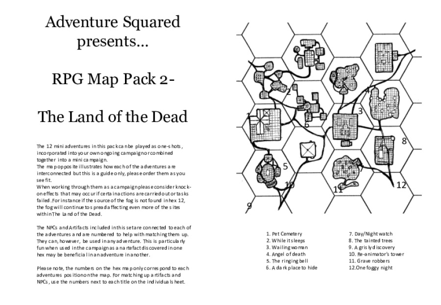 RPG Map Pack 2 The Land of the Dead