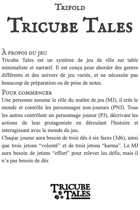 [french] Trifold Tricube Tales