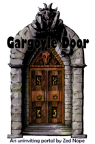 Gargoyle Door Stock Art