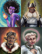 Four Fantasy Portraits [BUNDLE]