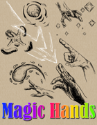 Magic Hands Stock Art