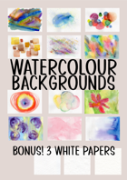 Assorted Watercolour Backgrounds