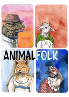 Watercolour Portraits; Animalfolk PWYW
