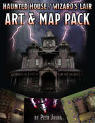 COMPLETE ART PACK- Haunted House/Wizard's Lair