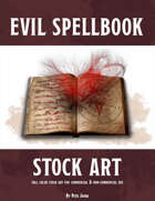 Evil Spellbook- Item, Spot or Filler Art