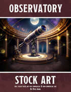 Steampunk Observatory- Scene or Location Art
