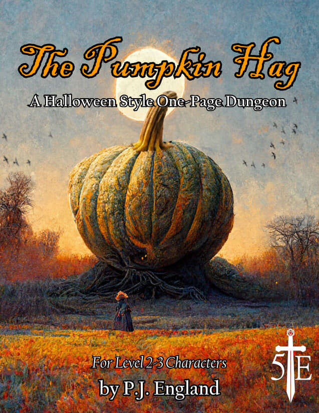 Cover of The Pumpkin Hag - One Page Dungeon