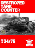 Destroyed Tank Counter T34-76