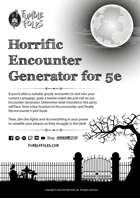 The Horrific Encounter Generator