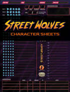 Street Wolves Form Fillable Character Sheets