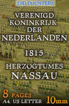 Verenigd Koninkrijk der Nederlanden Leger & Herzogtum Nassau 1815 Dutch-Belgian and Nassau armies ("10mm")