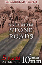 Napoleonic Style Stone Roads 6mm/10mm