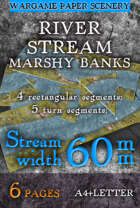 The River Stream (60 mm) Marshy banks