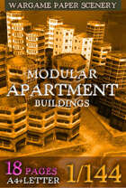 Modular Apartment Buildings set 1/144