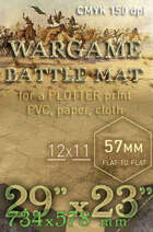 The Battlemat "Desert" (cc0616) 12x11 Hex57mm
