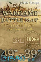The Battlemat "Desert" (cc0616) 12x11 Hex100mm