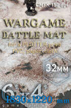The Battlemat "Tundra" (bm0456) 6'x4' Hex32mm