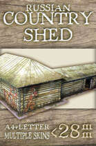 Russian Country Shed / Warehouse / Depot / Granary / Stable (rch012)