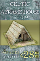 Celtic (gallic) A-frame house (clt019)