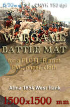 JPBC - Battlemat "Alma 1854 West flank" (hb003) 1,5x1,5m