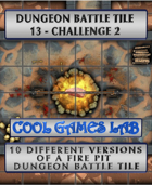 Dungeon Battle Tile 14, Fire Pit