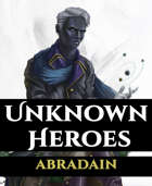 Unknown Heroes Stock Art: Abradain, Genasi Wizard