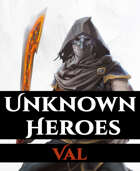 Unknown Heroes Stock Art: Val, Rogue Assassin
