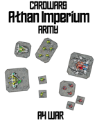Top-Down Sci-Fi A4WAR Athan Imperium Army Battle Set Tokens