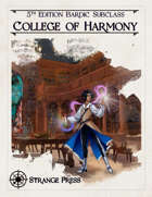 College of Harmony (5e Bardic Subclass)