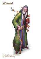 Fantasy Forest Character - Wizard - RPG Stock Art