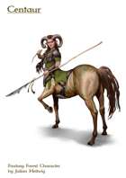 Fantasy Forest Character - Centaur - RPG Stock Art