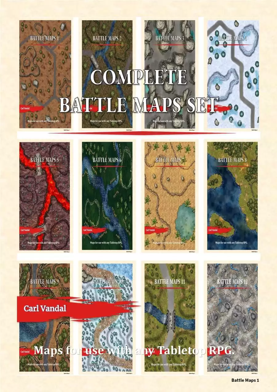 Ultimate Battle Maps [BUNDLE] - C Vandal | DriveThruRPG