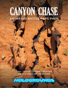 Canyon Chase Animated Battlemaps Pack (4 variants)