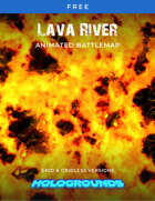 Lava River Animated Battlemap