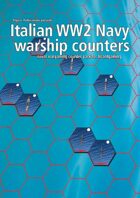 Italian Navy WW2 warship hex counters