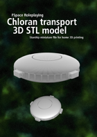 Chloran Transport cruiser 3D STL model