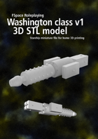 Washington Battleship v1 3D STL model