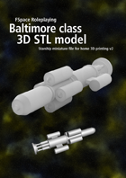 Baltimore class fission v2 3D STL model