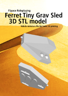 Ferret Tiny Grav Assault Sled 3D STL model