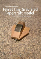 Ferret Tiny Grav Assault Sled Papercraft model