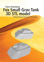 Fox Small Grav Tank 3D STL model