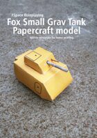 Fox Small Grav Tank Papercraft model