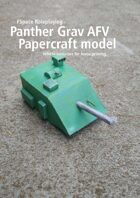 Panther Grav Tank/AFV Papercraft model