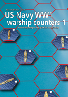 US Navy WW1 warship hex counters 1