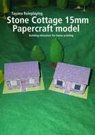 Stone Cottage 15mm Papercraft model